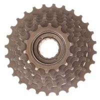 Кассета трещотка 7 скоростей 00-170044 FREEWHEEL 7х14-28 HG/UG коричневая