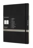 Блокнот Moleskine Professional PROPFNT5HBK A4 192 листа, черный, цвет бумаги бежевый