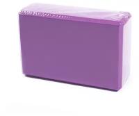 Блок (кирпич) для йоги EVA, 230х150х75 мм, фиолетовый