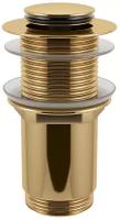 Донный клапан для раковины без перелива Wellsee Drainage System 182136000, латунь, цвет золото