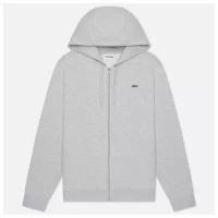 Мужская толстовка Lacoste Sport Lightweight Bi-Material Hoodie серый, Размер M