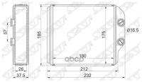 Радиатор Отопителя Салона Toyota Corona/Carina/Caldina 92-02 #T21#/Ipsum/Gaia #Xm1# 96-01 Толщина 26 Sat арт. ST-TY45-395-A0