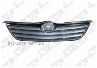 SAT ST-TY28-093-C0 Решетка радиатора TOYOTA COROLLA 02-04/COROLLA 04-06 EURO серая с хромом