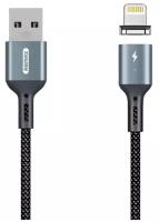 Кабель Remax Cigan USB - Lightning (RC-156i), 1 м, 1 шт., черный