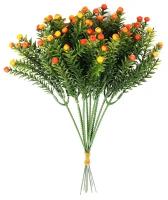 Искусственный можжевельник оранжевый / Искусственные растения для декора /декор для дома