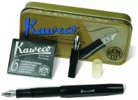 Набор для каллиграфии Kaweco Calligraphy Black S: перьевая ручка, набор перьев, картриджи (10000812)