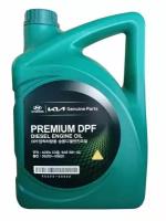 Синтетическое моторное масло MOBIS Premium DPF Diesel 5W-30, 6 л