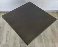 Столешница квадратная из массива сосны, 70х70х4 см, цвет венге