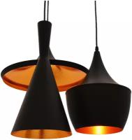 Подвесная люстра Lumina Deco Foggi LDP 7712-3 BK