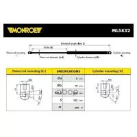 Амортизатор капота MONROE ML5832, для Nissan, Volkswagen, Jaguar