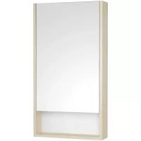 Зеркальный шкаф Aquaton Сканди 45 белый/дуб верона 1A252002SDB20