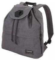 Рюкзак WENGER 13'', cерый, ткань Grey Heather/ полиэстер 600D PU, 33х13х39 см, 16 л