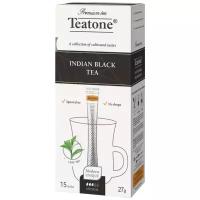 Чай чёрный Индийский, TEATONE, в стиках, (15шт*1,8г)