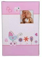 Фотоальбом HENZO 10х15см 300 фото Baby Moments, детский, розовый