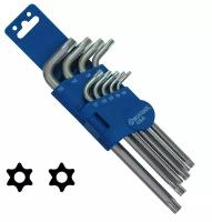 Bovidix Набор шестигранных ключей TORX TAMPER 85-160 мм хром 5980409