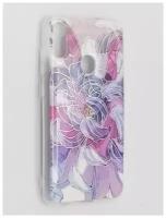 Накладка силиконовая Flowers для Samsung Galaxy M11 вид9