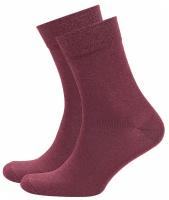 Классические мужские носки Comandor, бордовый, размер 25