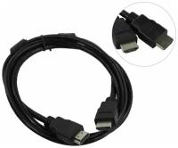 Кабель SmartBuy HDMI - HDMI ver. 2.0, 2 фильтра, черный, 5 м