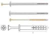 Дюбель-гвоздь 6х60 мм полипропилен гриб (10 шт в зип-локе) STARFIX (SMZ2-82218-10)