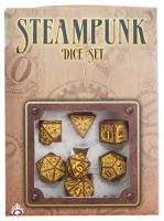Набор кубиков Q-workshop Steampunk Brown & yellow Dice Set (7)