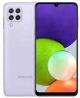 Смартфон Samsung Galaxy A22 6/128 ГБ, Dual nano SIM, фиолетовый