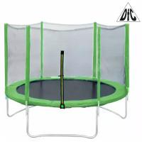 Батут DFC Trampoline Fitness 12ft наружн. сетка, св. зел. (366см) (два короба)