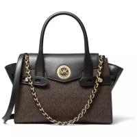 Сумка Michael Kors Carmen Черная 30S0GNMS1L Brown Black Small