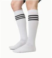 Гольфы unisex St. Friday Socks & quot; полосатая классика& quot, белые с черным