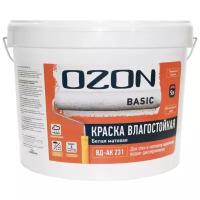 OZON Basic влагостойкая ВД-АК 231 матовая белый 9 л 14 кг