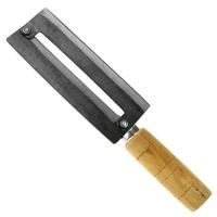 Нож-шинковка 155мм деревянная ручка 26х6см