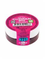 742 Краситель пищевой сухой водорастворимый GUZMAN Розовый Королевский, пудра для кондитерских изделий 10 гр