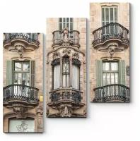 Модульная картина Фасад Дома Кальвета, Барселона80x85