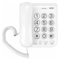 Проводной телефон Texet TX-262 White (белый)