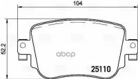 Колодки торм. для а/м Skoda Octavia A7 (13-)/VW Caddy (15-)/Audi A1 (14-) диск. зад. (PF 4124)