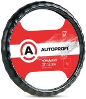 Оплетка на руль AUTOPROFI AP-265 BK (M)