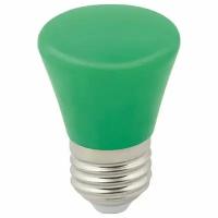 Лампа светодиодная Volpe Décor Color E27 220-240В 1Вт зеленый UL-00005640