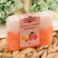 Мыло СПА - уход для бани и сауны Пчелиный воск - Грейпфрут 80 гр