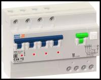 Выключатель автоматический дифференциального тока 4п C 40А 30мА тип A 6кА OptiDin VD63 УХЛ4 КЭАЗ 103480, 1шт