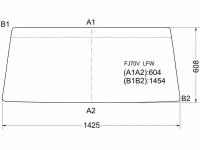 Стекло Лобовое В Резинку Toyota Land Cruiser Prado ##J7# 87- Выпускается До Сих Пор XYG арт. FJ70V LFW