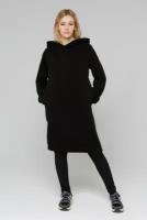 Платье Магазин Толстовок, размер XS-38-40-Woman-(Женский), черный