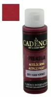 Акриловая краска Cadence Premium Acrylic Paint, 70 мл. Blood Red-0011