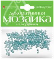 Мозаика декоративная из керамики 4Х4 ММ,200 ШТ, голубой, Арт. 2-333/09