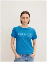 Футболка Tom Tailor для женщин синяя, размер M (46)