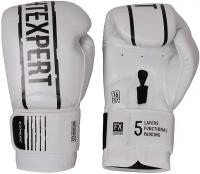 Профессиональные боксерские перчатки Fight Expert, 16унций, белые, пятислойные
