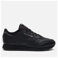 Женские кроссовки Reebok Classic Leather чёрный, Размер 35 EU