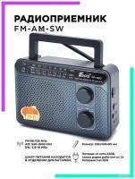 Радиоприемник AM-FM-SW питание от сети 220В FP-1603 черный Fepe