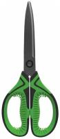 Ножницы для рукоделия 190мм зеленые BRAUBERG ULTRA COLOR, противоскользящие ручки, 880242