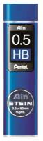 Pentel Грифели для карандашей автоматических Ain Stein 0.5 мм 40 грифелей в тубе C275-HBO HB