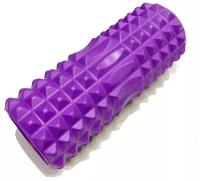 Ролик массажный для йоги Coneli Yoga Semicircle 33x14 см фиолетовый