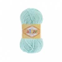 Пряжа для вязания Ализе Softy (100% микрополиэстер) 5х50г/115м цв.669 св. бирюза